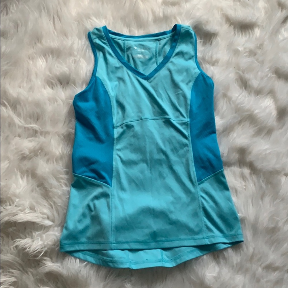 Blue running top